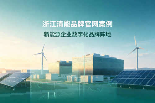 品牌型网站建设案例｜助力浙江清能构建新能源行业数字化品牌阵地